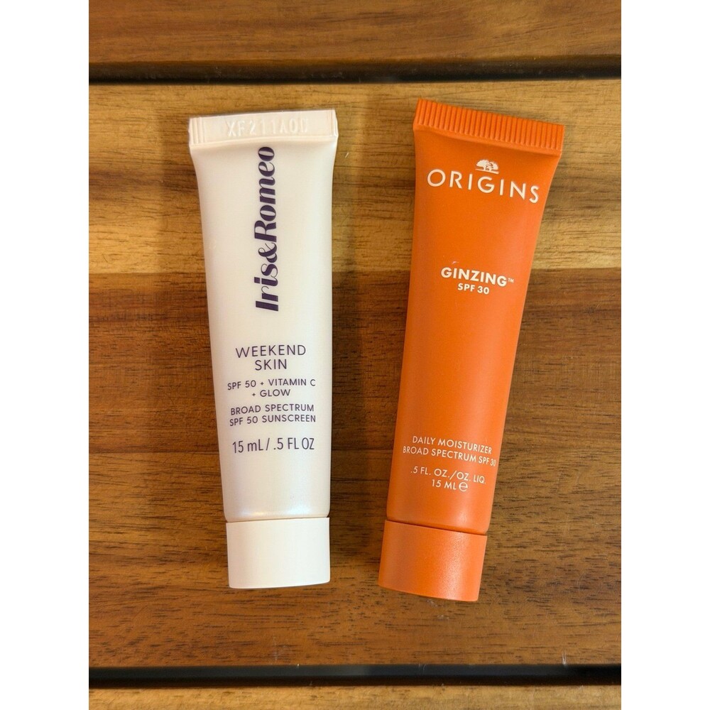 Iris&Romeo Weekend Skin + Origins Ginzing SPF Facial Moisturizers
